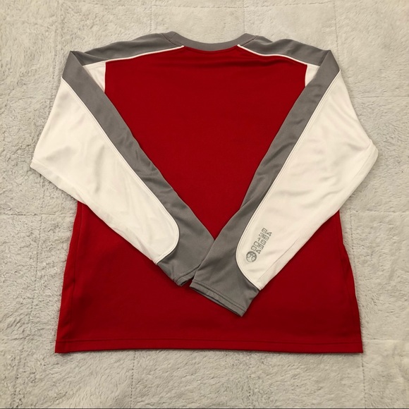 Nike Team Fit Dry Lebron James Ohio State Red Basketball Longsleeve Shirt Mens L - Picture 10 of 11